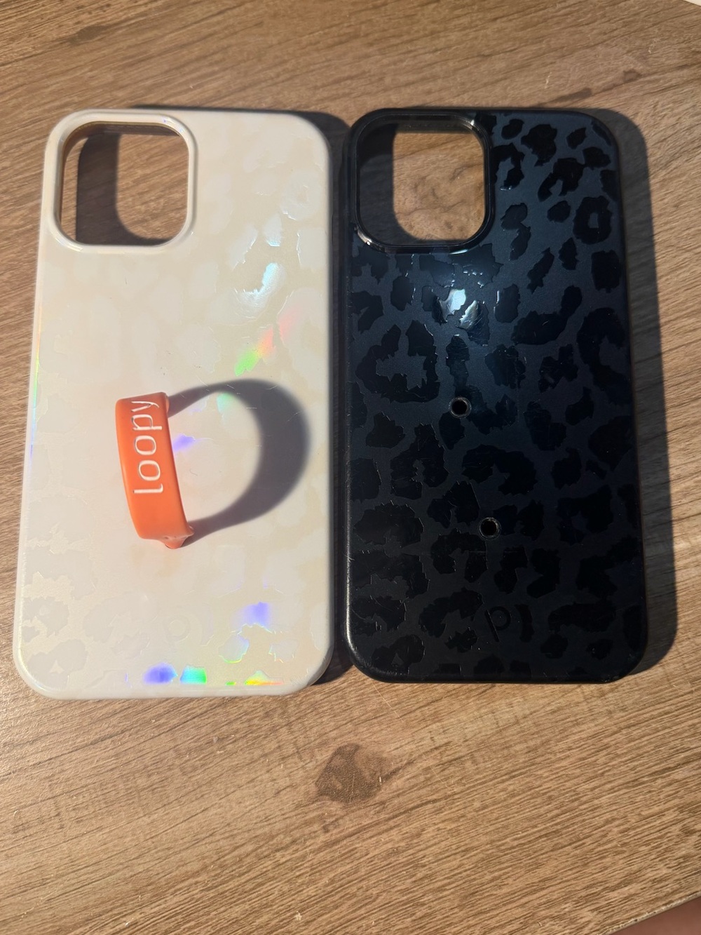 Iphone12 ProMax 2- Loopy Cases and 1- Walli Case